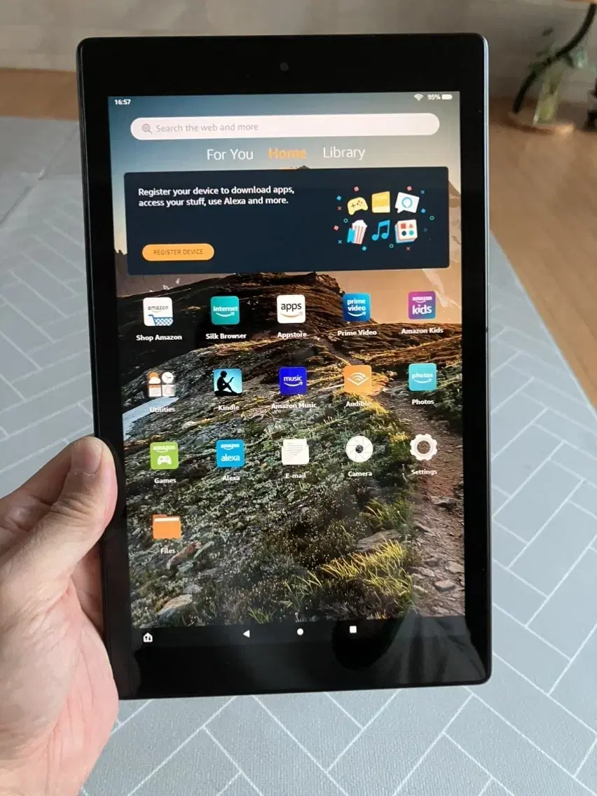 amazon fire hd  10 외관 S급